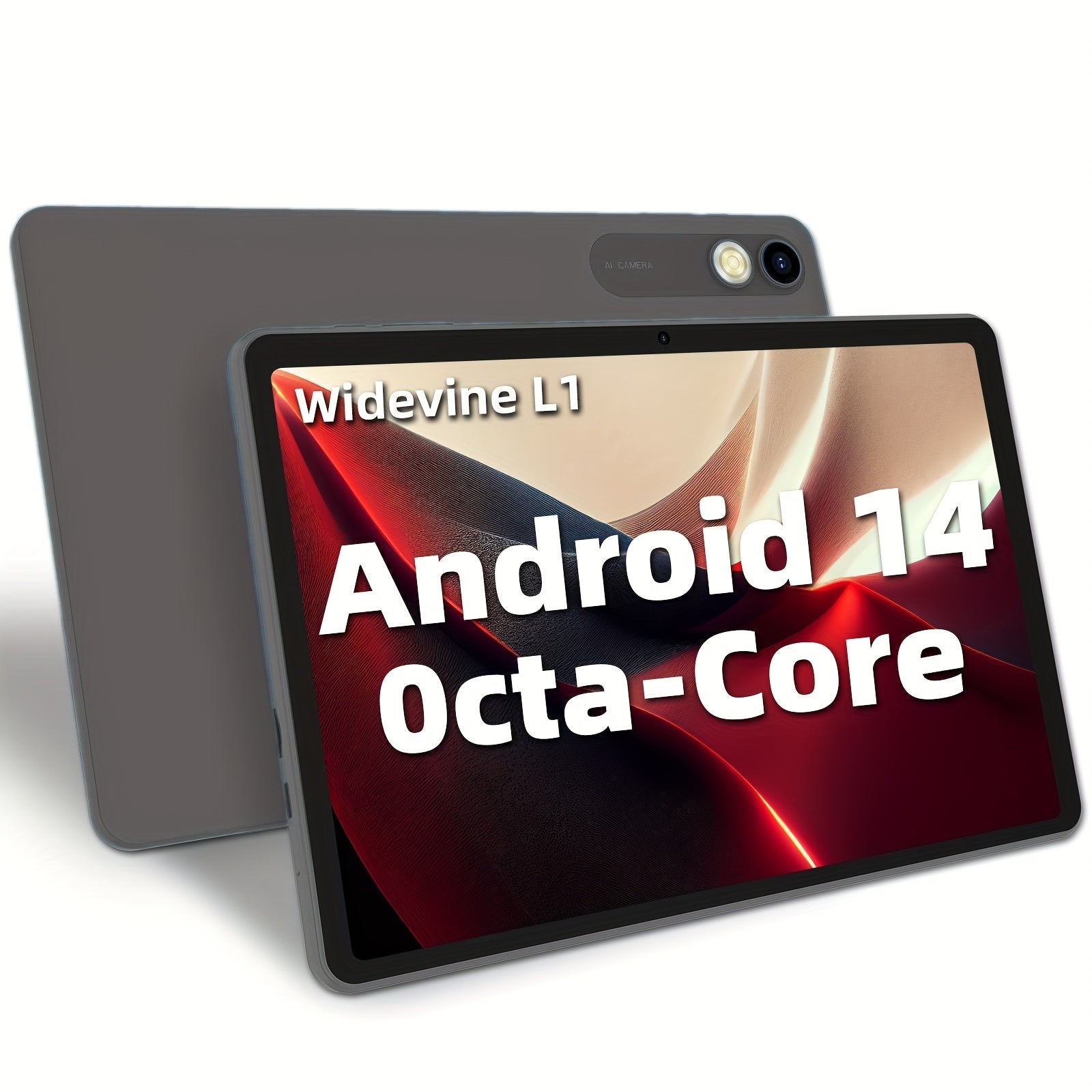 10.1-inch Android 14 Tablet, 10GB (4GB+6GB Extended) RAM, 64GB ROM, 6000MAh Battery, Eight Core Processor, 1TB SD Expansion, 1280*800 HD IPS Screen, Dual Camera, Dual Band WIFI Tablet - iBrightCS