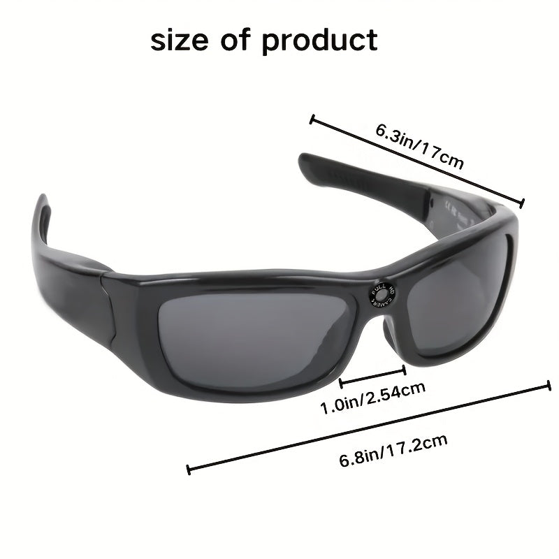 Smart Glasses - Multifunctional, Touch Control, Rechargeable, With Headphones, HIFI Sound Quality, High-definition Lens And Long Battery Life, Suitable For Outdoor Sports And Music Lovers - Unisex, Black Technology, Equipped iBrightCS