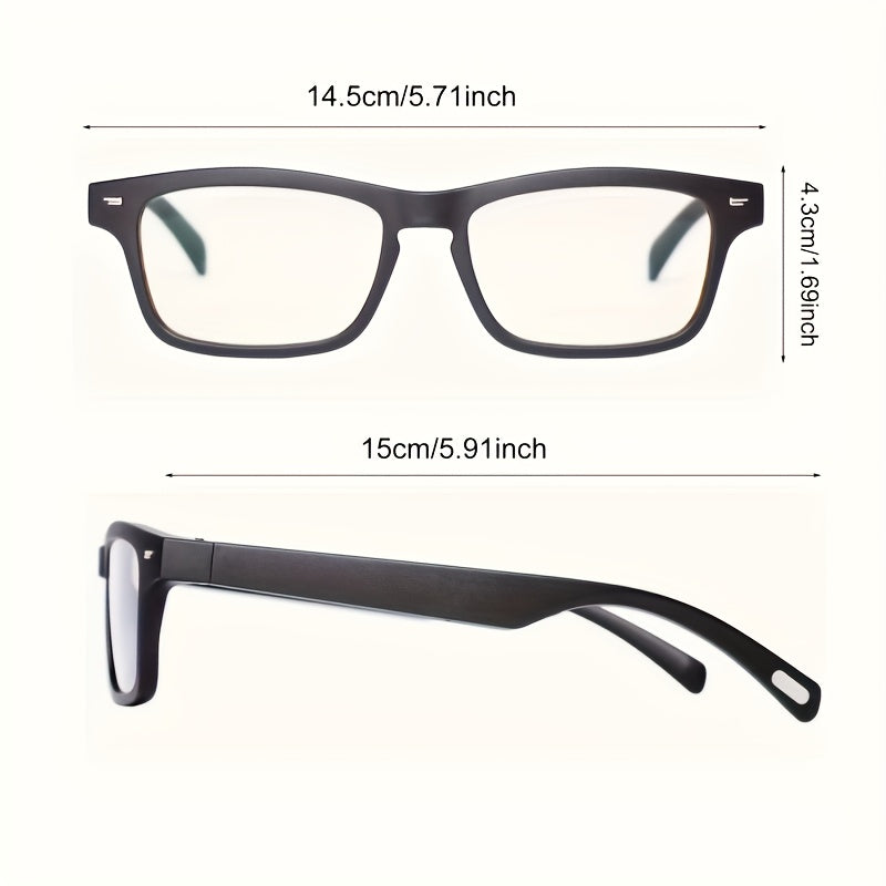 Ai-powered Smart Glasses. It Can Translate Over 100 Languages And Achieve Face-to-face Real-time Translation. Language Note-taking Function, Wireless Call, Wireless Music, Remote Control Photo Taking, Elegant Appearance. Comp - iBrightCS