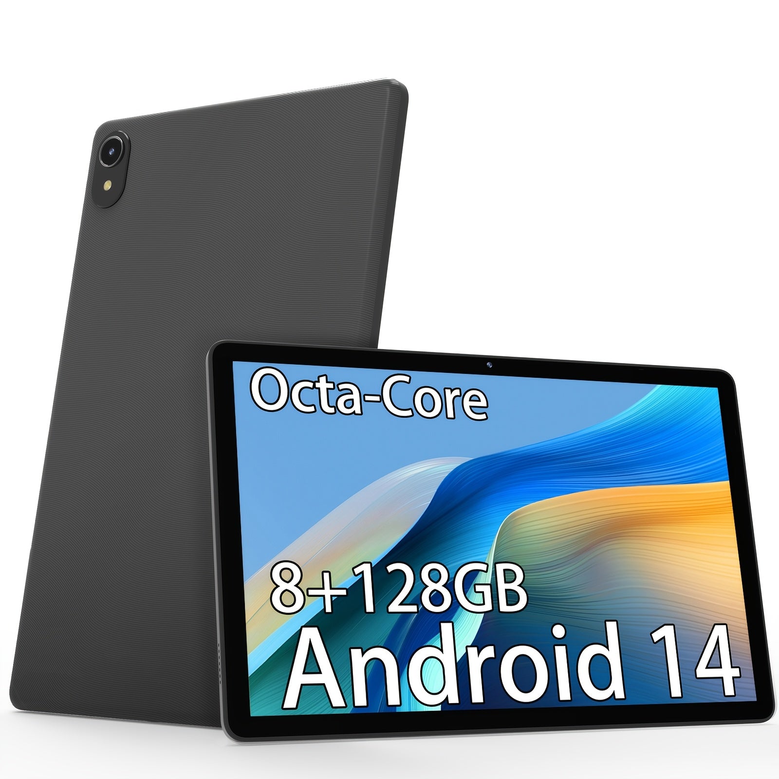 11-inch Business Tablet with Case | Android 14 | 8GB+4GB RAM & 128GB eMMC Storage | Octa-Core Processor | 7000mAh Battery, Dual Cameras, WiFi 6 | LCD Display, Stereo Speakers, USB-C | Perfect for Work, Study & Multimedia, Ver - iBrightCS