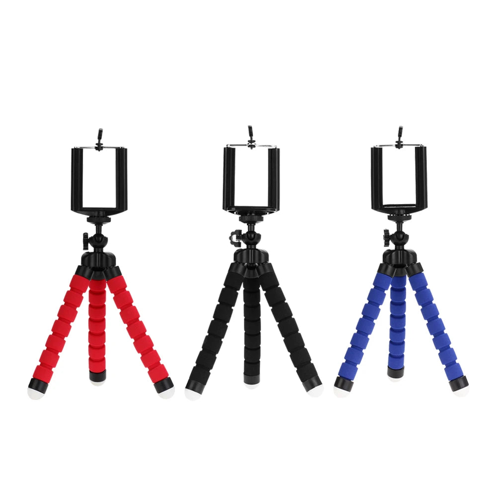 Tripods Tripod For Phone Mobile Camera Holder Clip Smartphone Monopod Tripe Stand Octopus Mini Tripod Stativ For Phone - iBrightCS