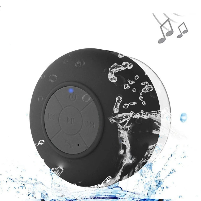 BT Speaker Wireless Waterproof Shower Bathroom Large Suction Cup Stereo Speaker Mini Portable Outdoor Sports Loudspeaker - iBrightCS