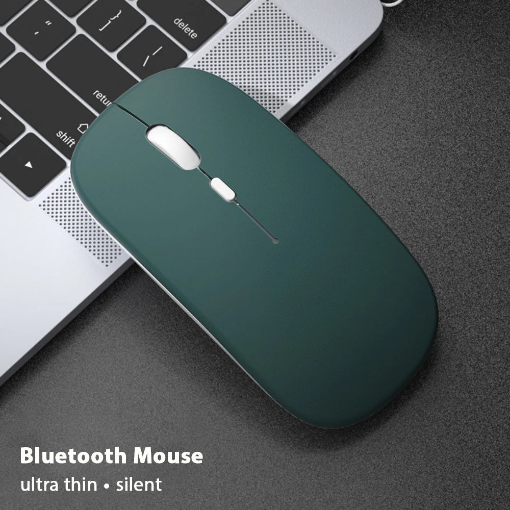 Silent Bluetooth Mouse Marcaron Computer Laptop Optical Mouse Wireless for iPad Samsung Tablet Universal Mice Noiseless - iBrightCS