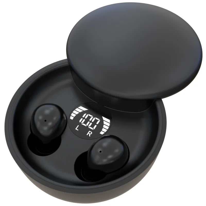 SK26 TWS Wireless Bluetooth 5.4 Headphones In-Ear Invisible Sleep Earbud With Mic Noise Cancelling Earphones HIFI Music Headset