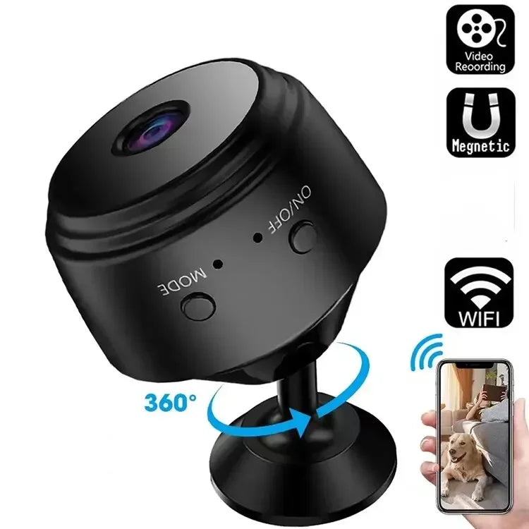 New A9 Mini Camera WiFi Wireless Security Protection Remote Monitor Camcorders Video Surveillance Smart Home Mini Cam HD Camera - iBrightCS