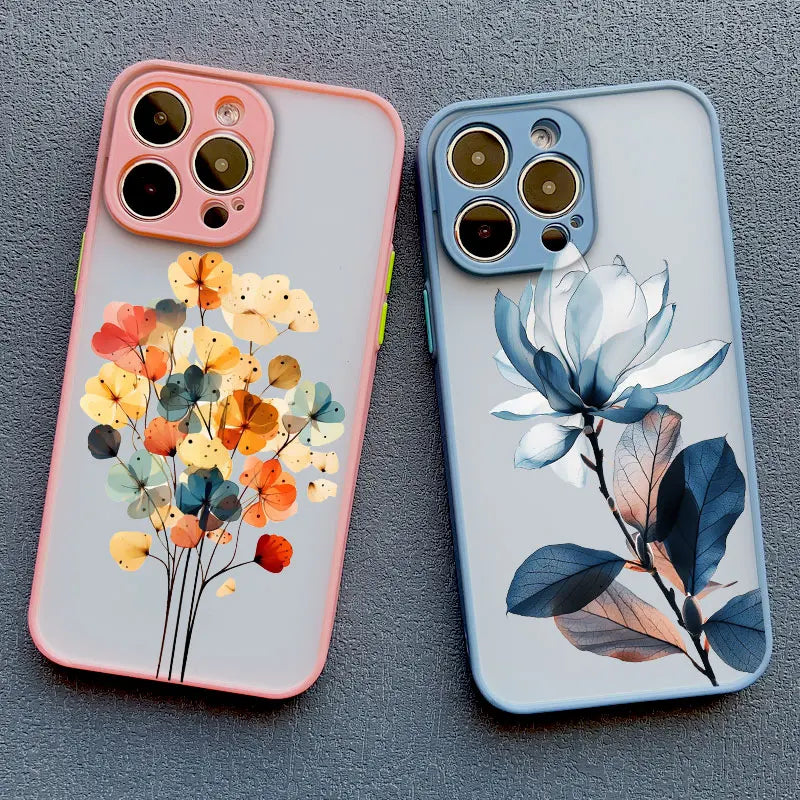 Painting Flower - iPhone 15 Max Pro Case iBrightCS
