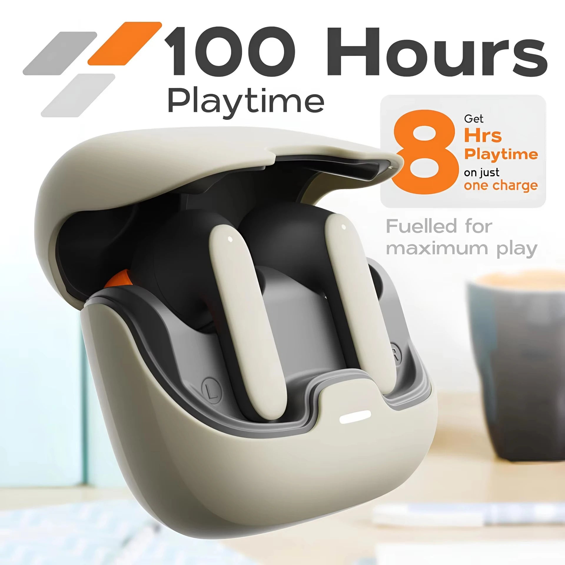 Wireless Bluetooth 5.3 Skin Type Surface Earphones Dual Mic ENC Noise Reduction In Ear Low Delay Earbuds True Wireless Stereo - iBrightCS