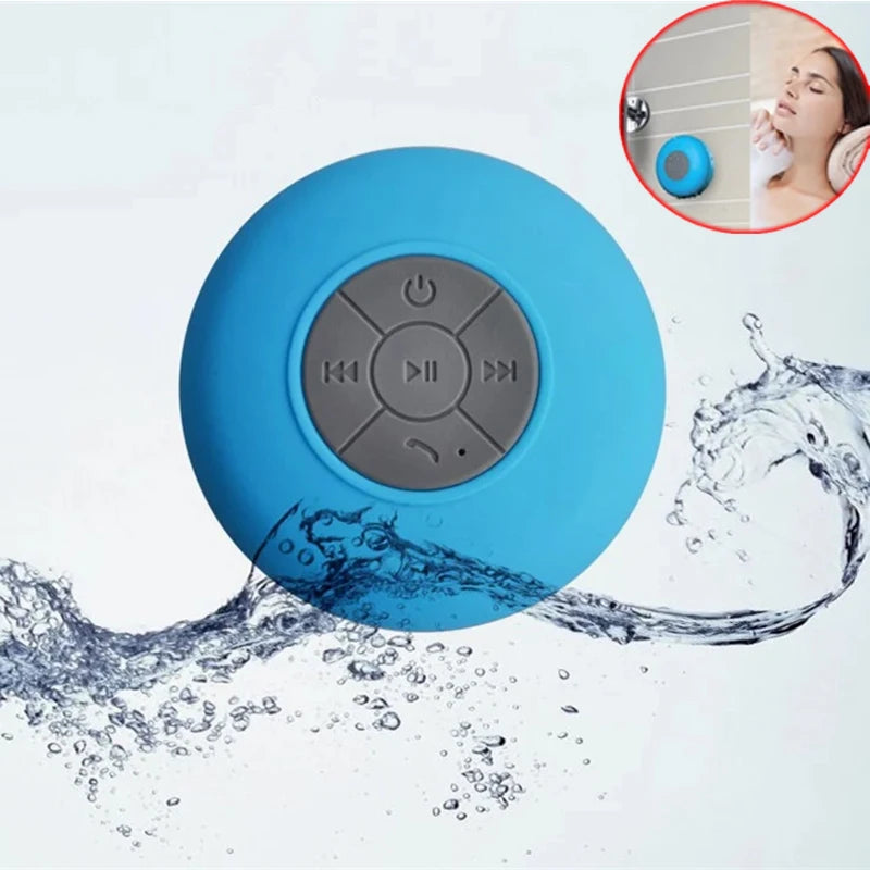 Mini Bluetooth Speaker Waterproof Bathroom Audio Wireless Shower Speakers For Phone Soundbar Hand Free Car Loudspeaker - iBrightCS