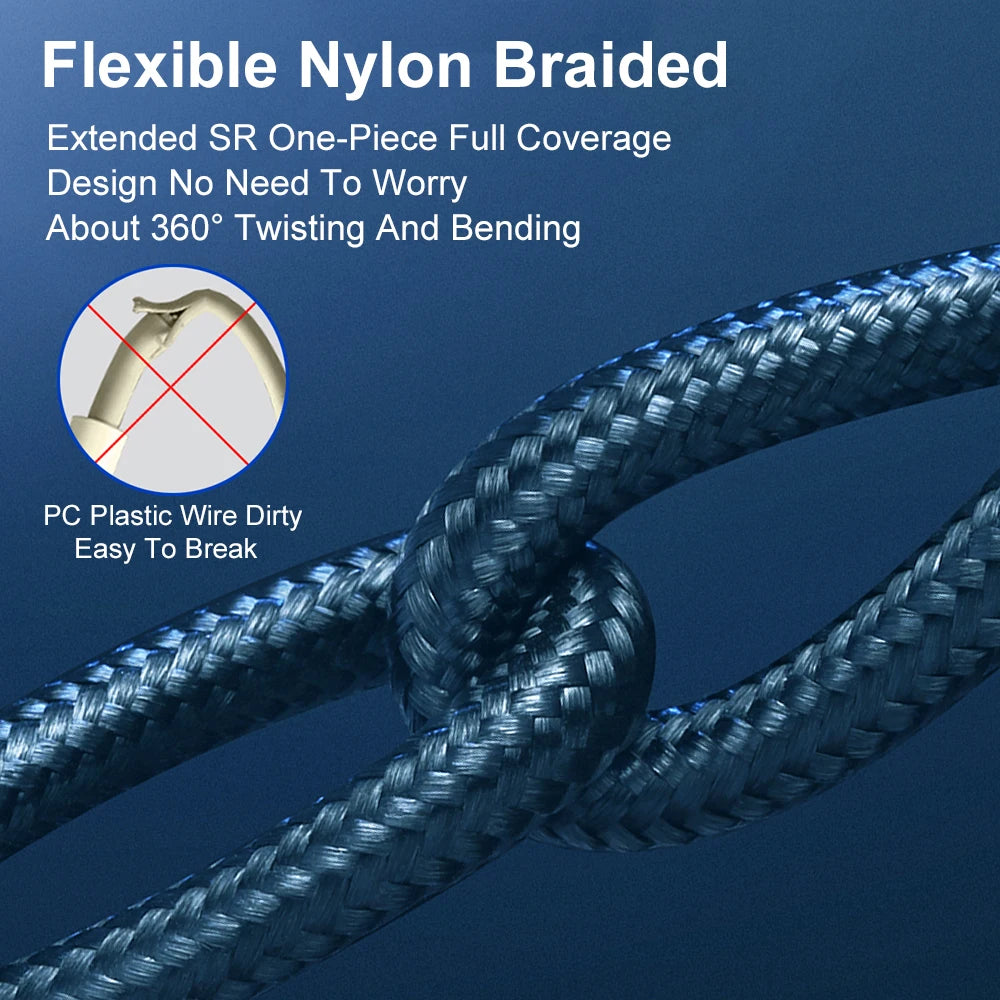 USB Type-C cable, Fast Charging Data Cord Charger cable, C For iPhone 15 Samsung S21 A51 xiaomi mi 10 Redmi Huawei  Cable - iBrightCS