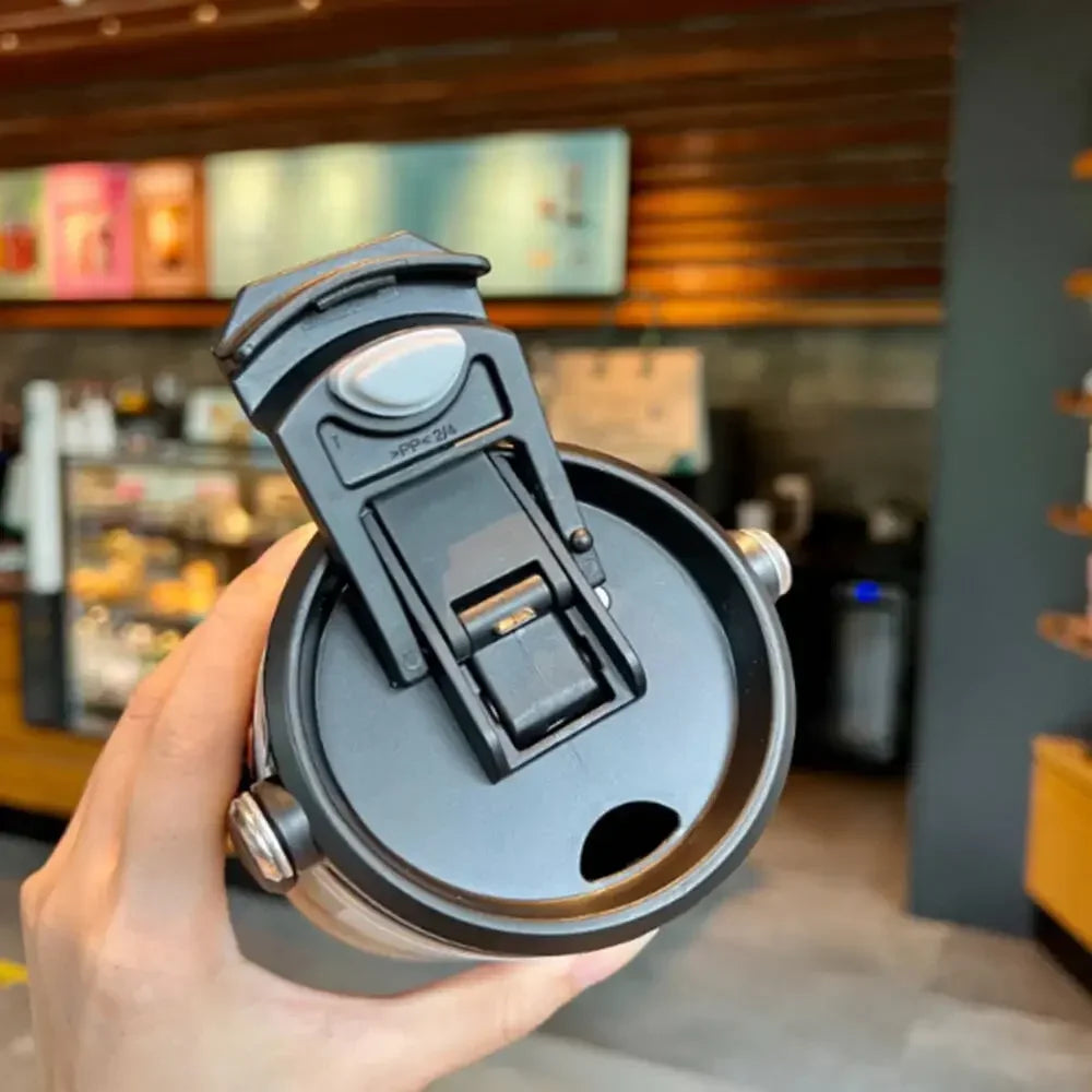 600ml Tyeso Tumbler Coffee Cup Stainless Steel Vacuum Thermal Insulated Mug Cold Storage Ice Large Capacity