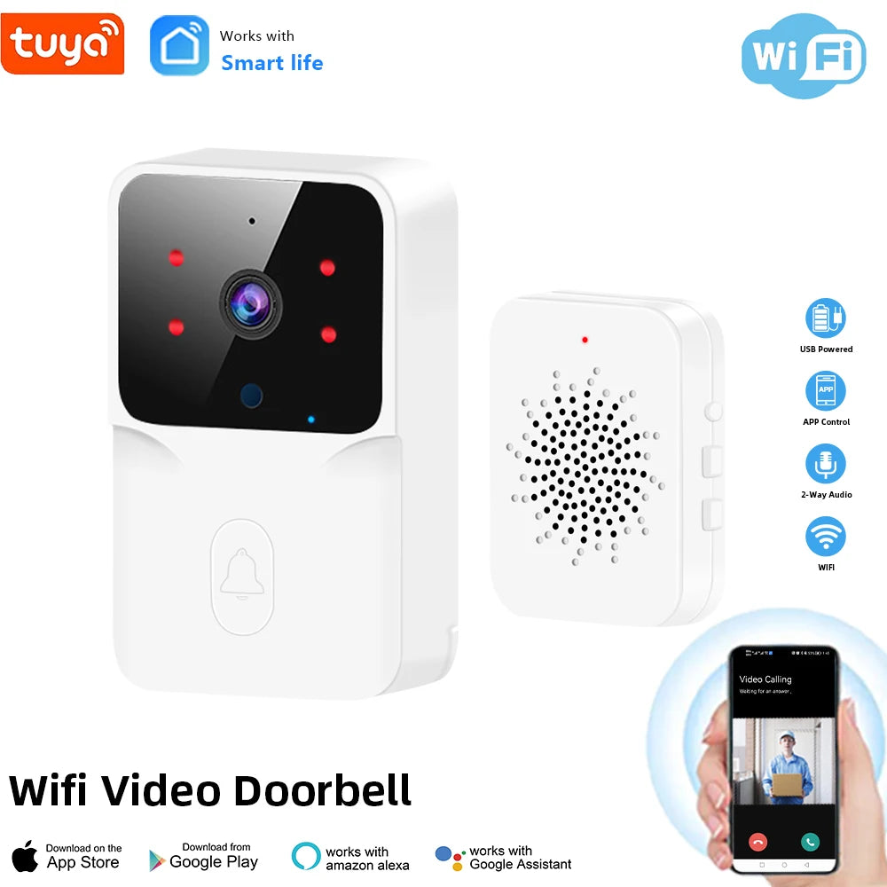 Smart Video Doorbell WiFi HD Security Camera - iBrightCS