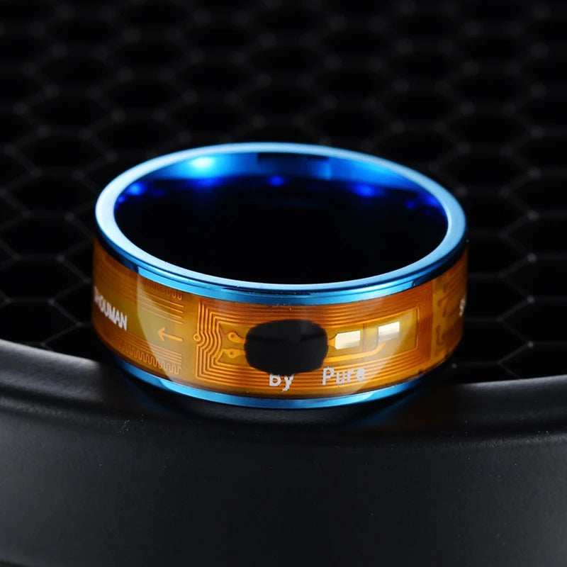 NFC Smart Ring Portable Compact Wearing ID Recognition Device Multifunctional NFC Smart Ring Women Men LL@17 - iBrightCS