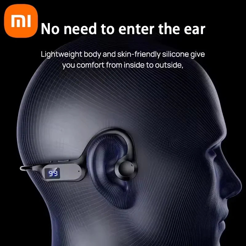 Xiaomi X7 Bone Conduction Wireless Earphone Sport Swimming Bluetooth Compatible Headphone Hand-free With Mic For Running Earbuds