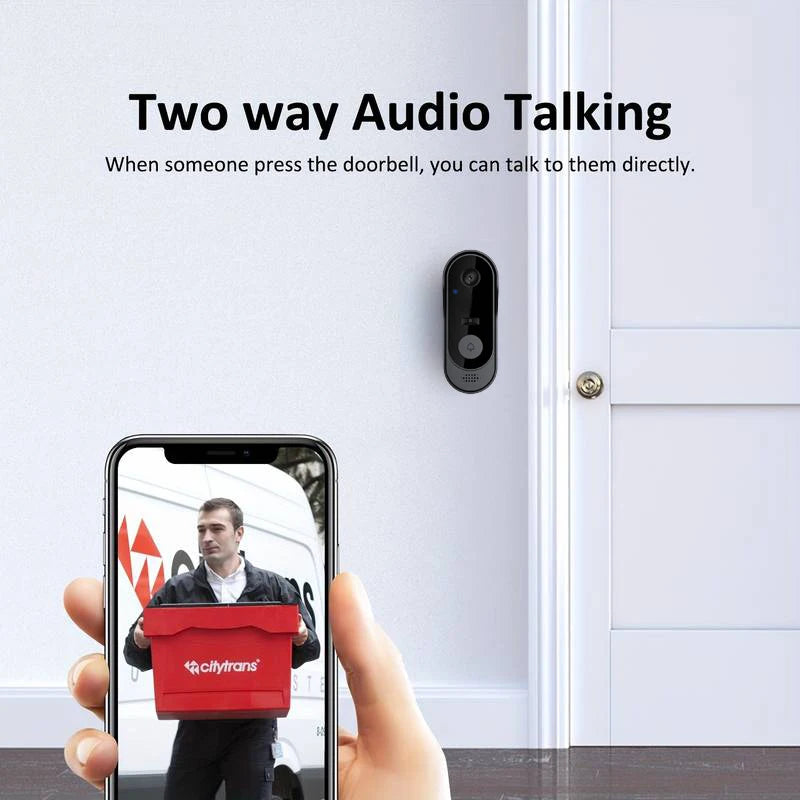 Tuya Doorbell With Camera Wireless Bundle Doorbell Smart Home WIFI HD Outdoor Phone Camera Security Video Intercom Night Vision