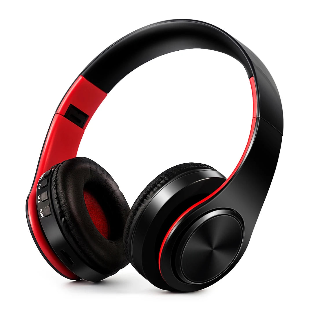Gold Wireless Headphones Bluetooth Earphone Stereo Headset with Built-in MIC with 3.5mm Jack for Xiaomi Samsung IPHONE