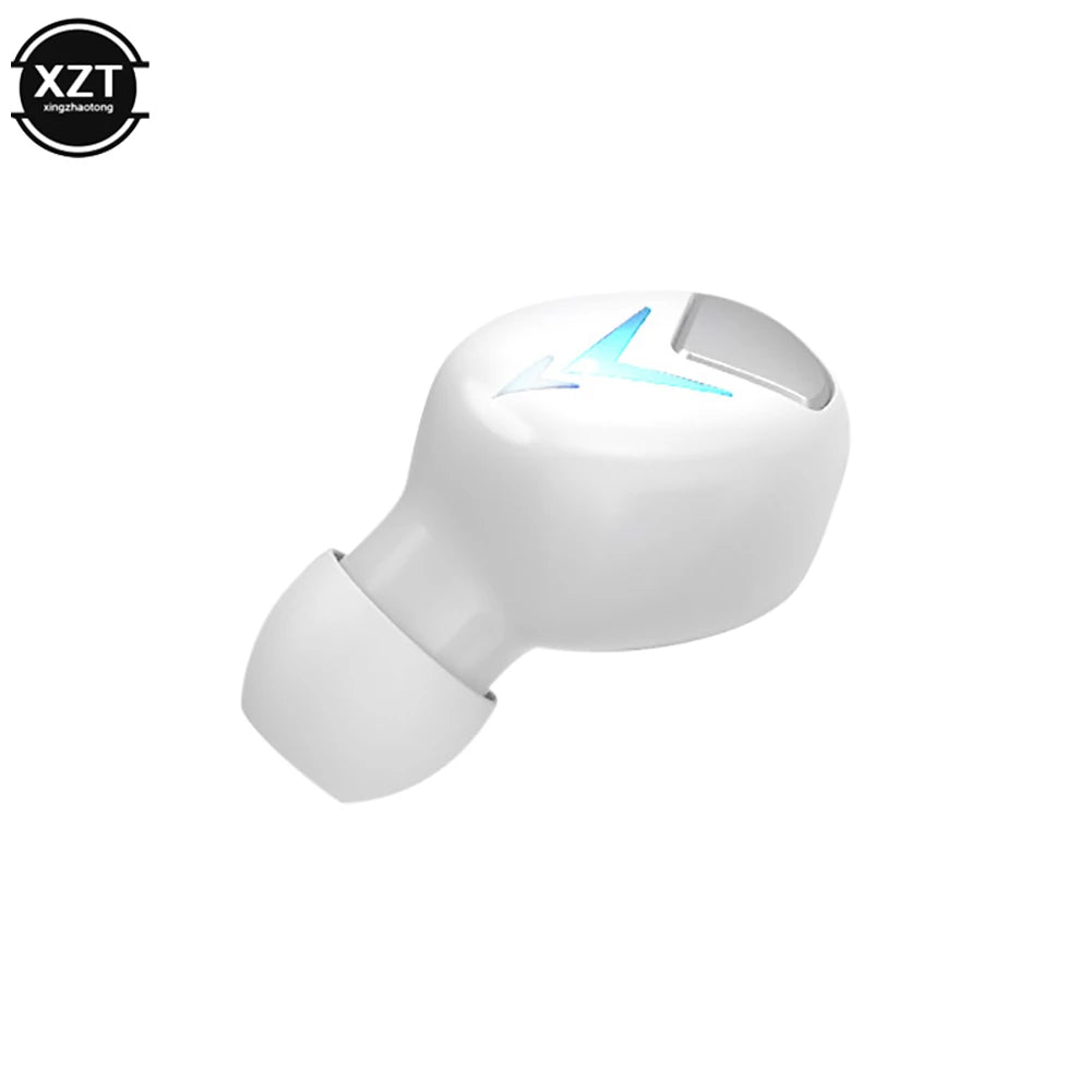 2023 Mini Invisible Bluetooth 5.0 Headphone TWS Wireless Sports Earphone Handsfree Single Headset Microphone For Smartphone
