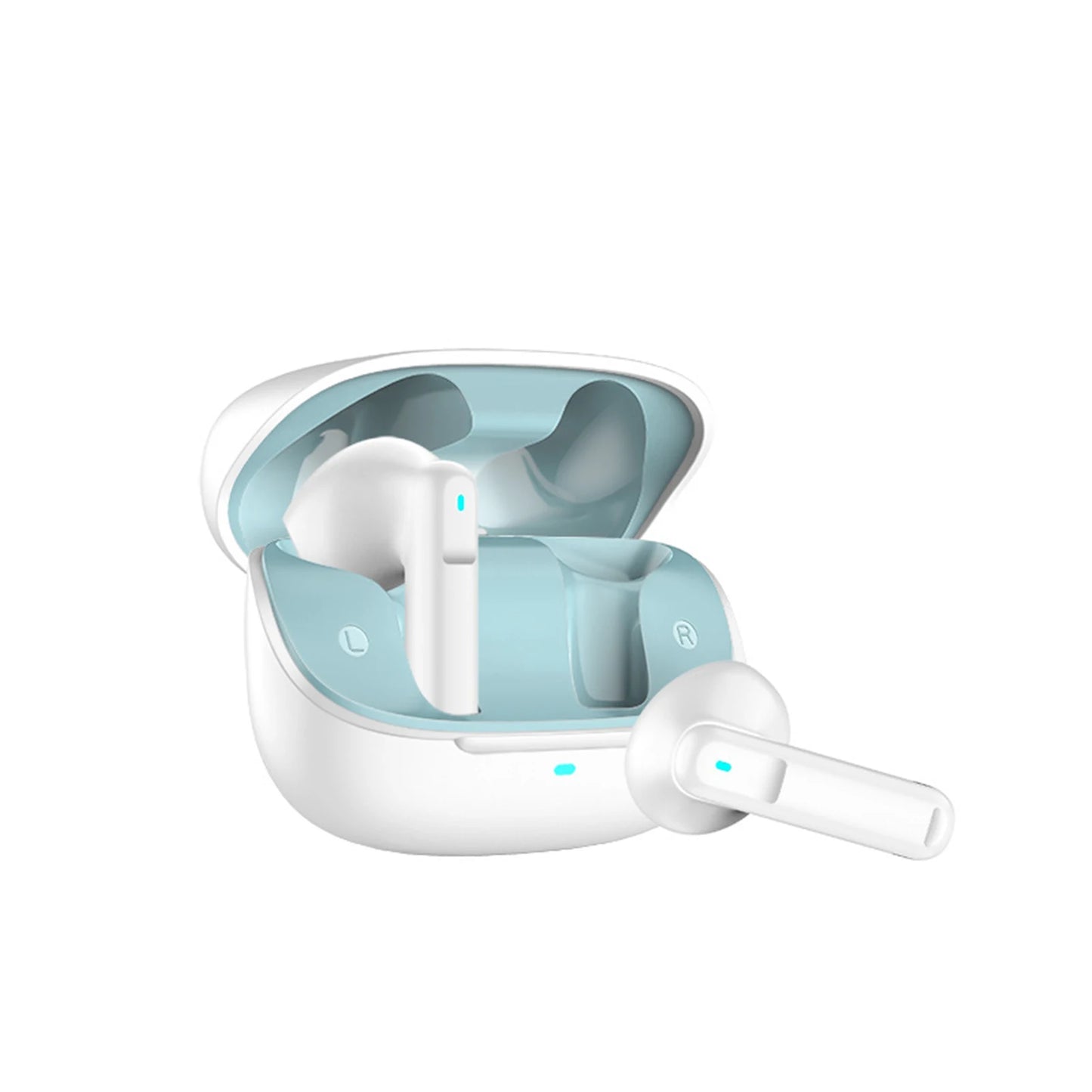 Wireless Bluetooth 5.3 Skin Type Surface Earphones Dual Mic ENC Noise Reduction In Ear Low Delay Earbuds True Wireless Stereo