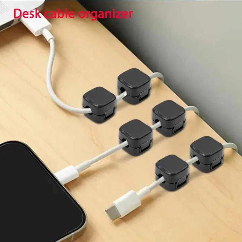 Magnetic Cable Clip Set Magnetic Cable Clips Cable Organizer - iBrightCS