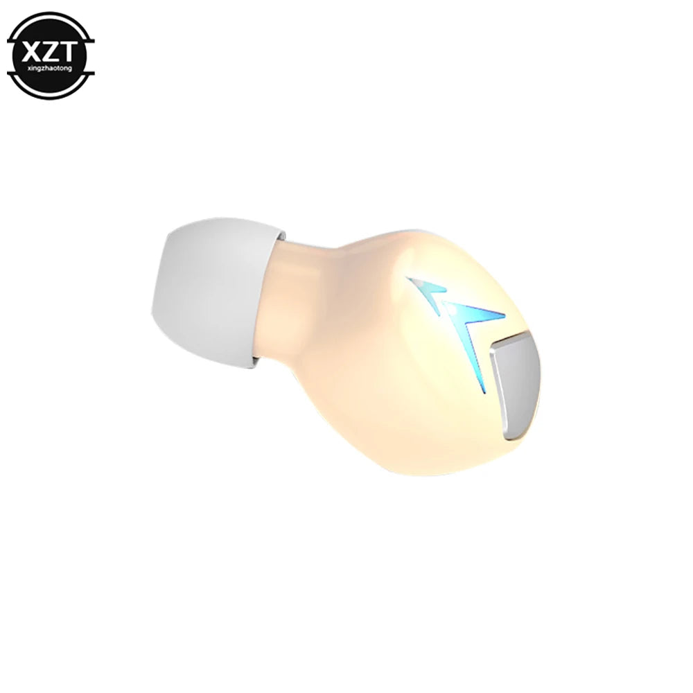 2023 Mini Invisible Bluetooth 5.0 Headphone TWS Wireless Sports Earphone Handsfree Single Headset Microphone For Smartphone