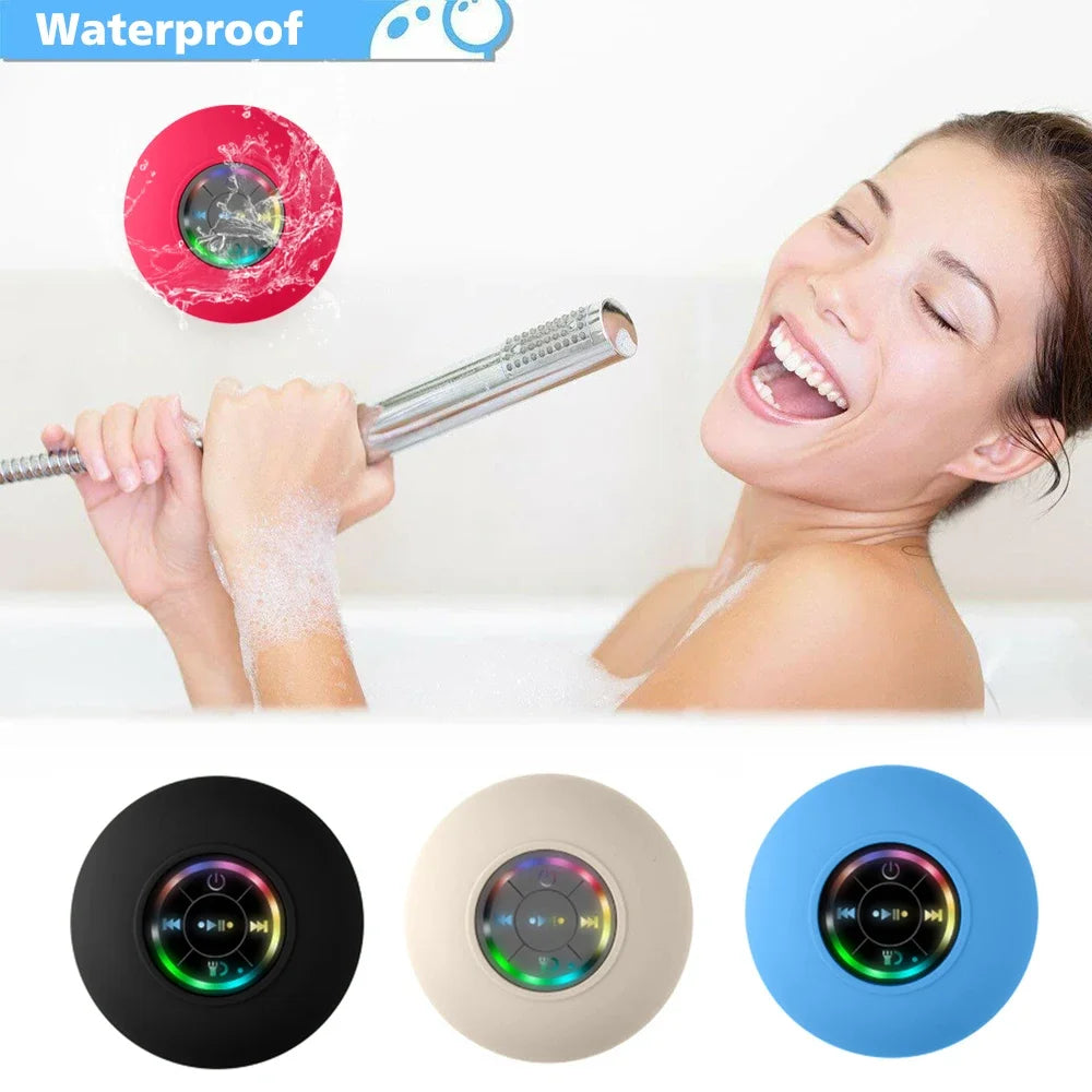 New Bathroom waterproof wireless Bluetooth speaker large suction cup mini portable speaker outdoor sports stereo speaker - iBrightCS