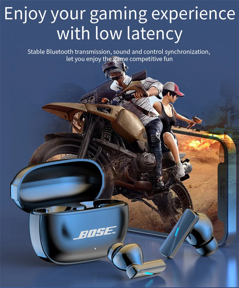 Wireless Bluetooth Earphones & Headphones In-ear Earplugs Waterproof Fitness Motion Music Headset With Portable Packaging Box