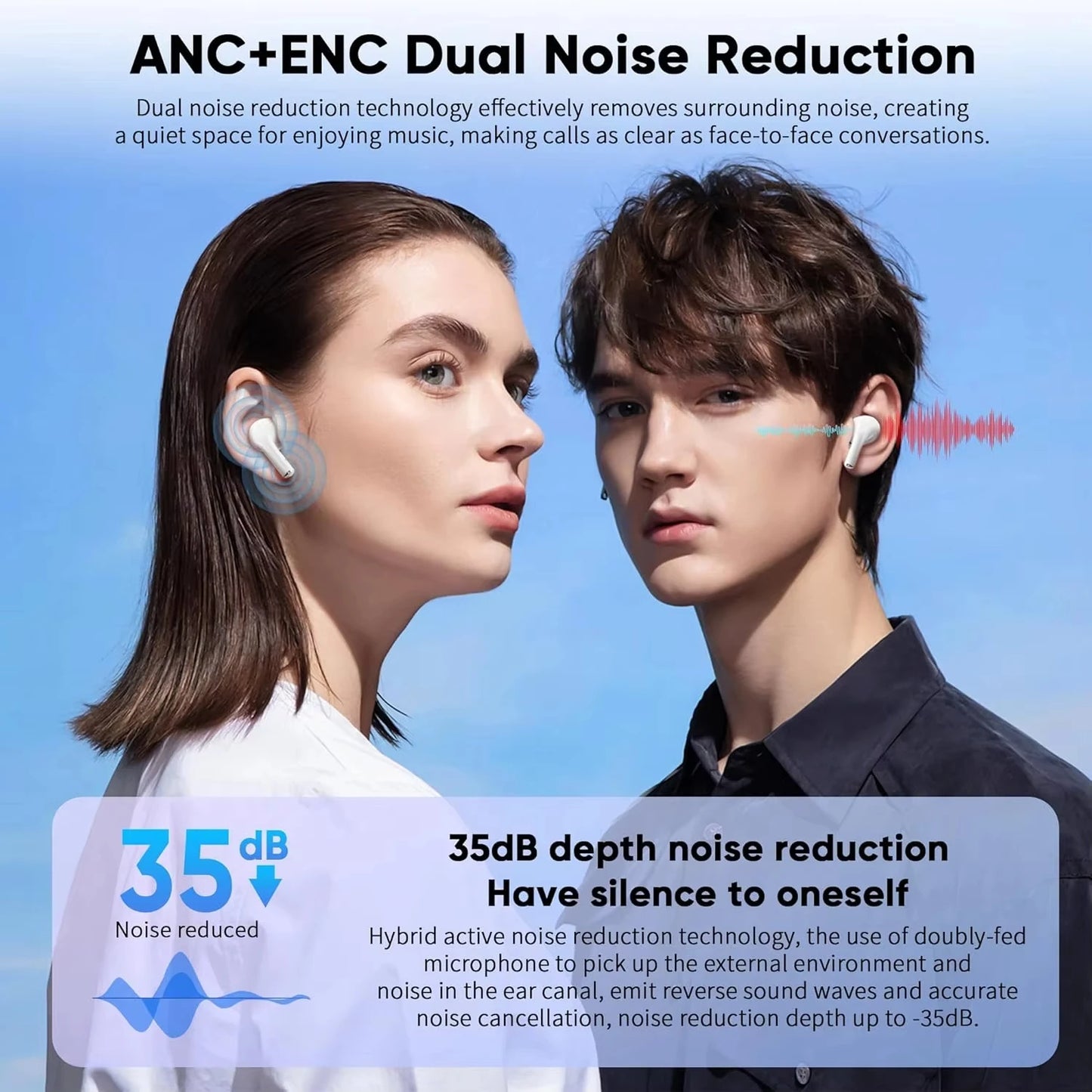 In Ear Earphones Subwoofer With HD Mic Type-C Wireless Headset For iPhone15 16 Samsung Xiaomi Huawei VIVO Phone Tablet Headphone