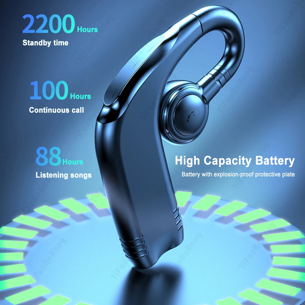 M99 Wireless Bluetooth-compatible Headset Noise Cancelling Hanging Ear Type Business Wireless Sport Music Earphone For Xiaomi