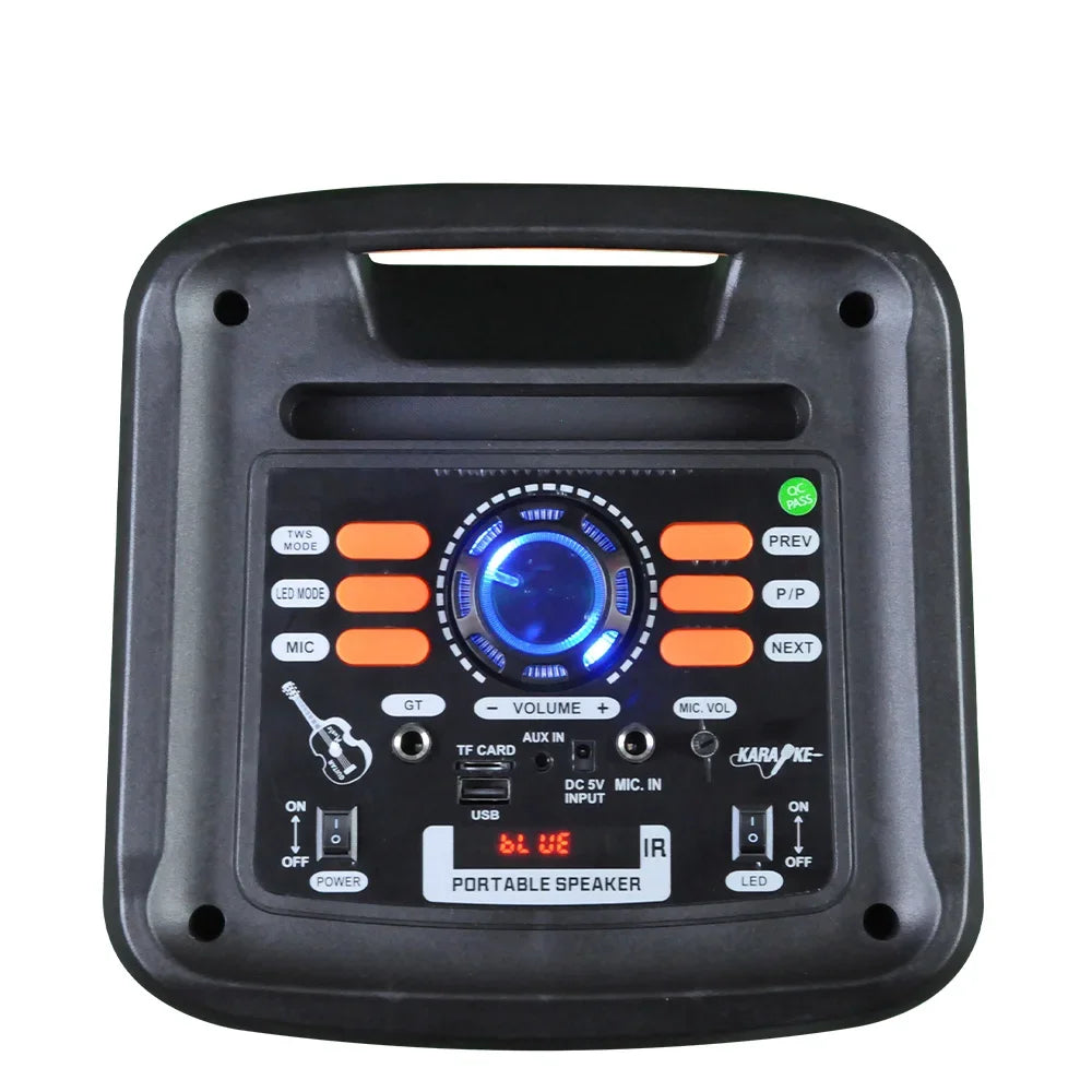 Powerful Bluetooth Speaker Portable Sound box Large Subwoofer Wireless Stereo Music Karaoke Column Support FM SD USB with Mic
