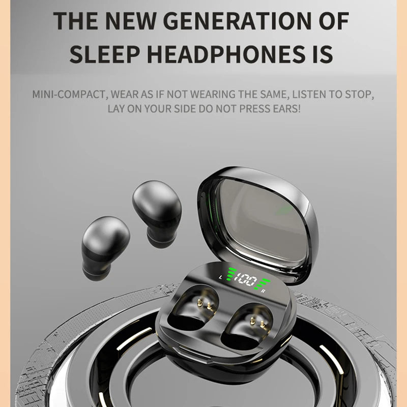 Xiaomi Mini Wireless Bluetooth 5.3 Headset Small Earbuds Sleep Invisible Headphones HD HIFI Bass sound Quality Earphones