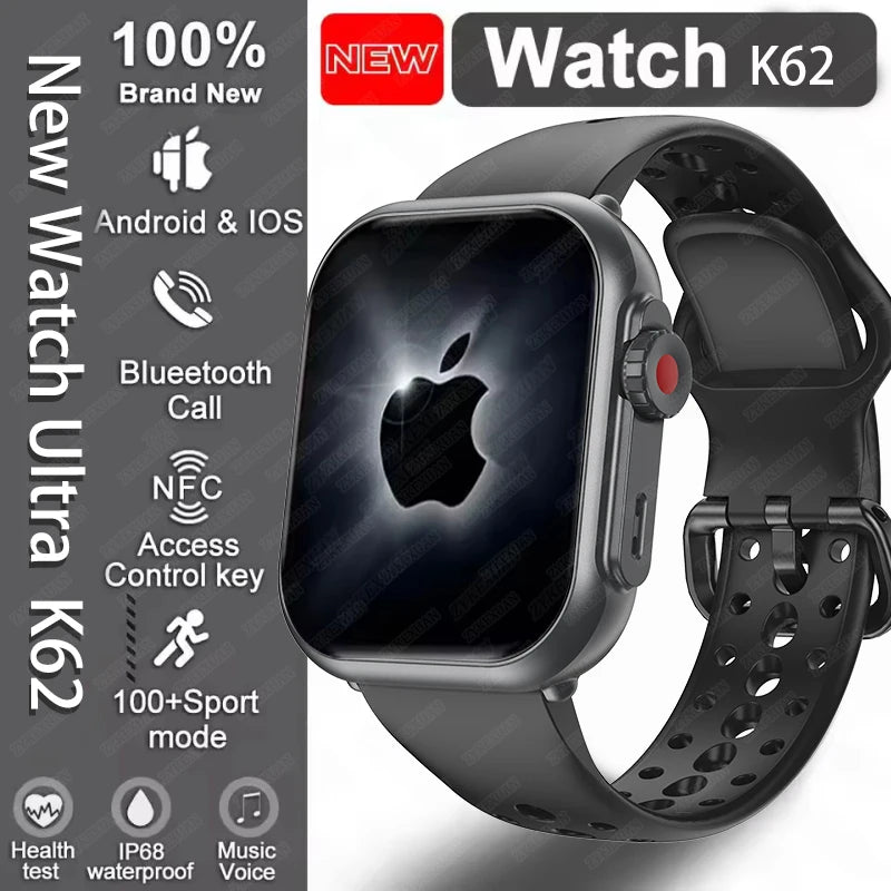 For Apple Watch Ultra 2 1000 mAh Smart Watch Men Women 1.85-inch HD Full Touch Screen IP68 Waterproof Bluetooth Call Smartwatch - iBrightCS