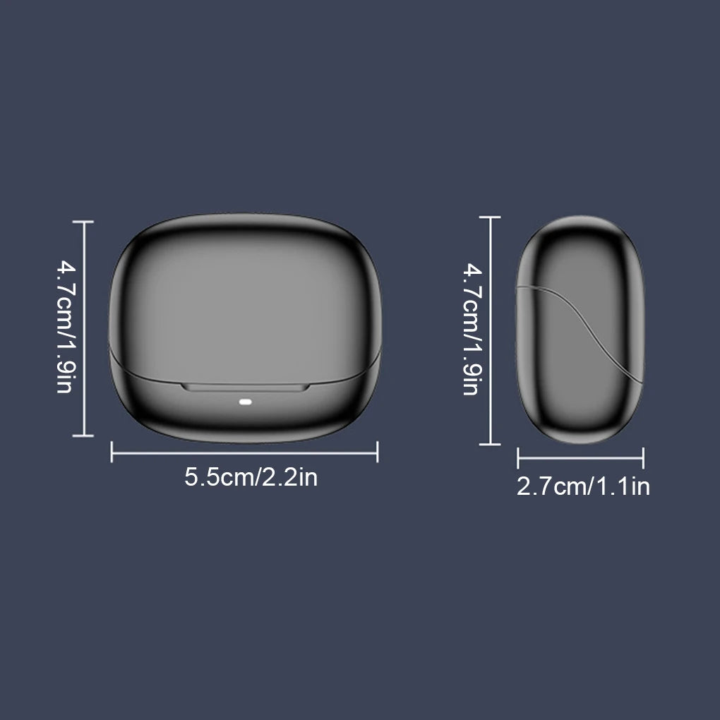 Wireless Bluetooth 5.3 Skin Type Surface Earphones Dual Mic ENC Noise Reduction In Ear Low Delay Earbuds True Wireless Stereo