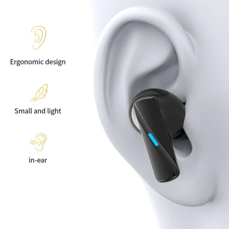 Wireless Bluetooth Earphones & Headphones In-ear Earplugs Waterproof Fitness Motion Music Headset With Portable Packaging Box