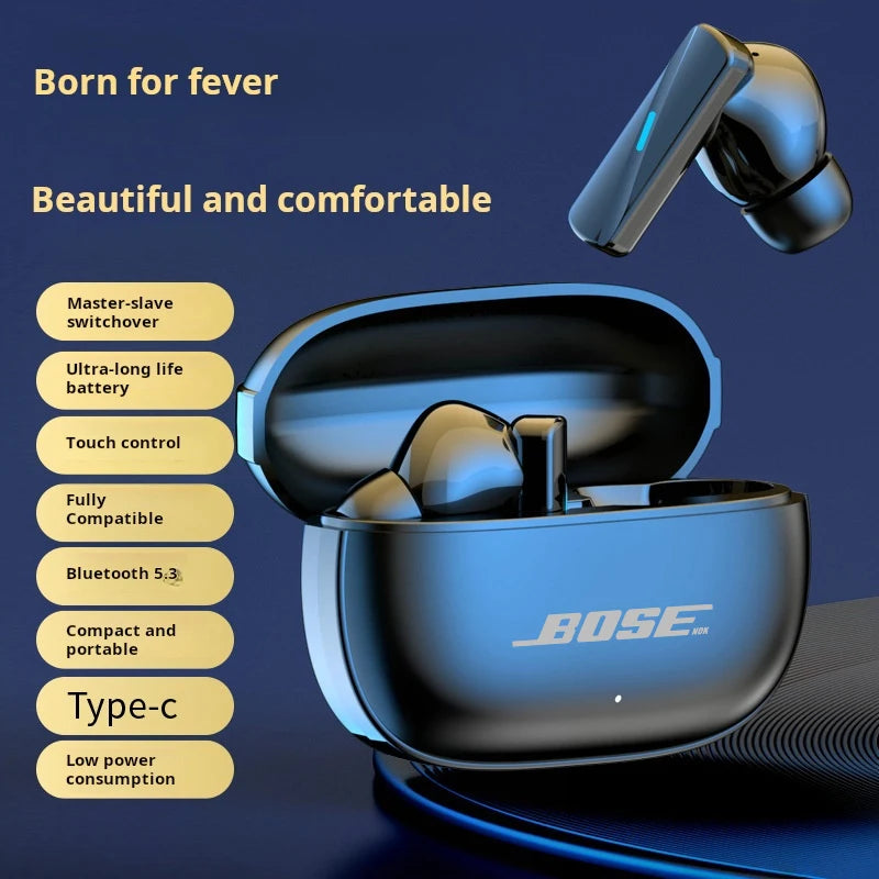 Wireless Bluetooth Earphones & Headphones In-ear Earplugs Waterproof Fitness Motion Music Headset With Portable Packaging Box