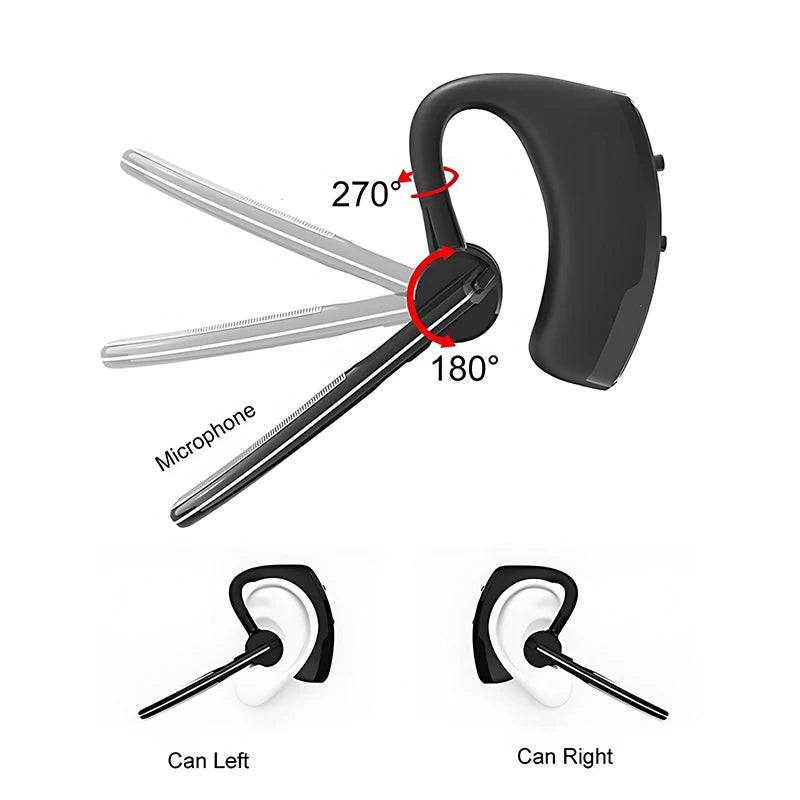 Xiaomi Wireless Bluetooth Single Earphone With HD Mic Stereo Headset Handsfree Call Business Headphone For Sports Driving Travel - iBrightCS