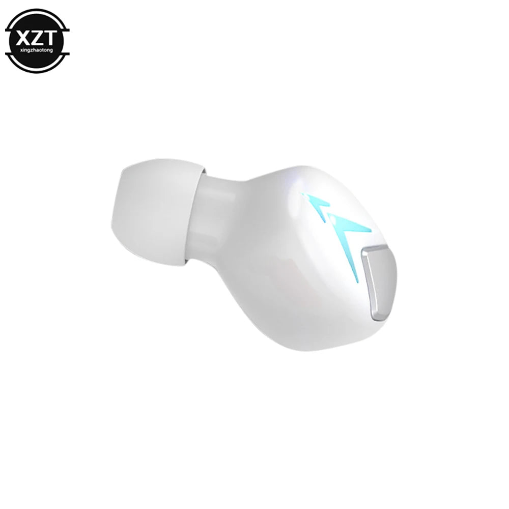 2023 Mini Invisible Bluetooth 5.0 Headphone TWS Wireless Sports Earphone Handsfree Single Headset Microphone For Smartphone