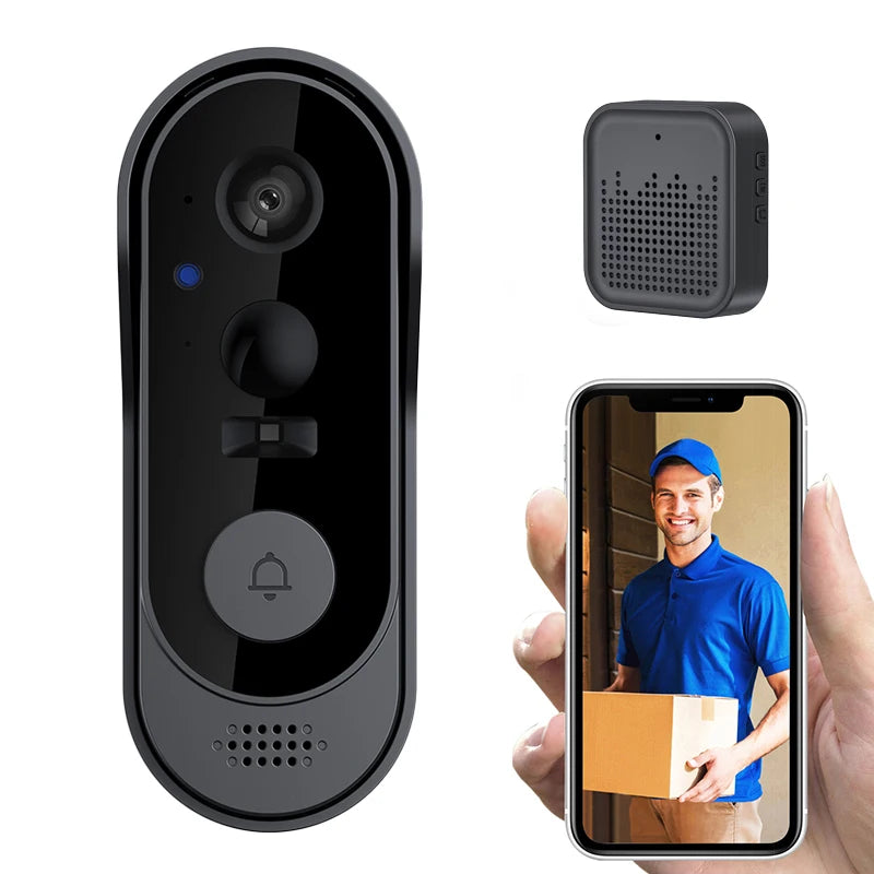 Tuya Doorbell With Camera Wireless Bundle Doorbell Smart Home WIFI HD Outdoor Phone Camera Security Video Intercom Night Vision