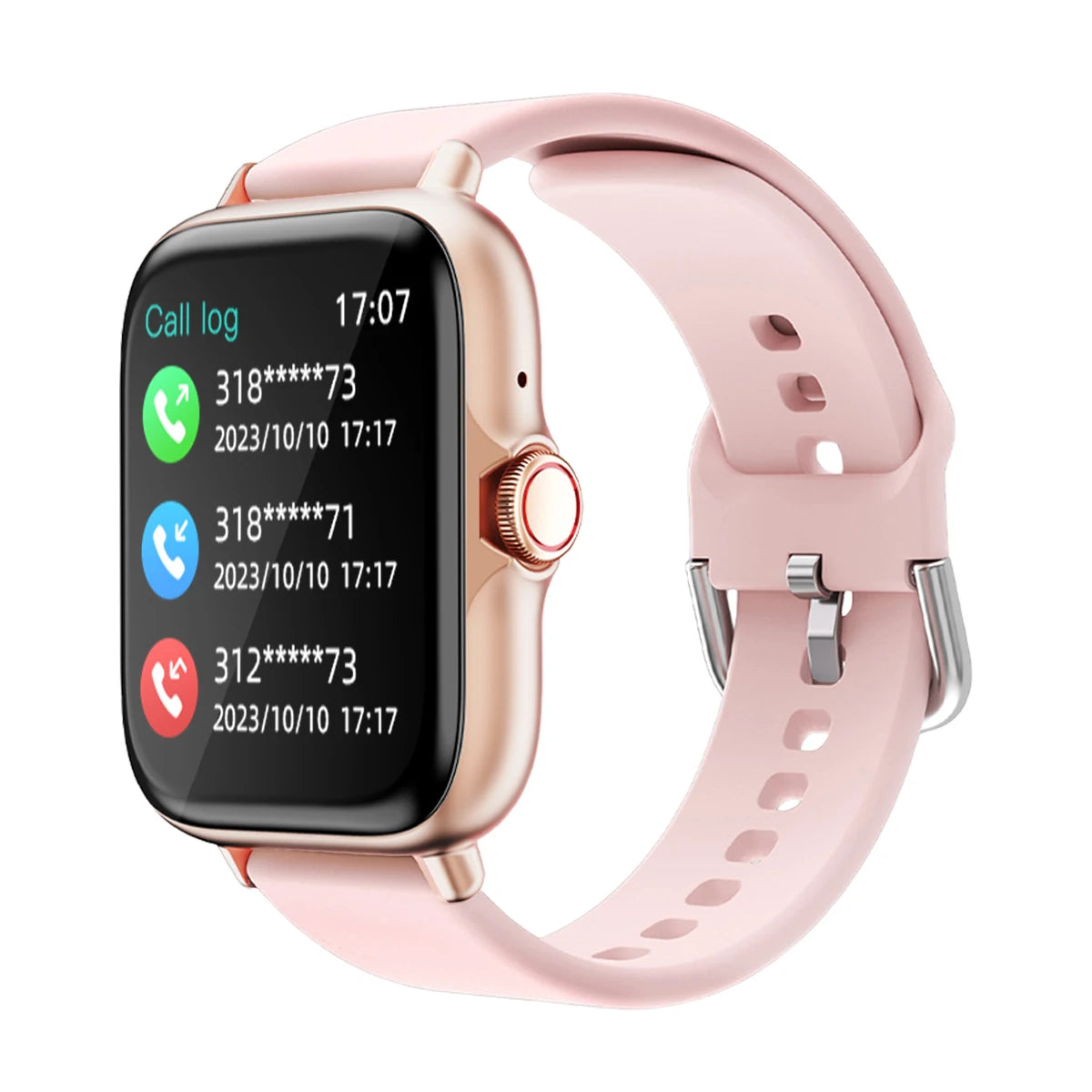 Waterproof Smart Watch with Message Answer, Call, Sleep Monitoring, Sports Pedometer, Information Alerts for iPhone and Android
