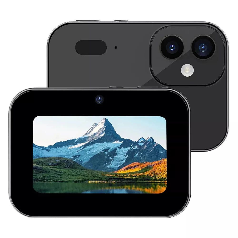 New 4K Digital Camera Night Vision Triple Lens 3Inch HD 64MP Touch Screen Entertainment Digital Camera OTG Transmission 3600mAh
