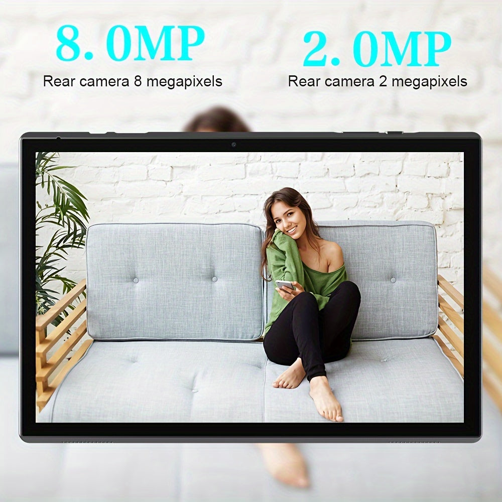 YQSAVIOR 10 Inch Android 13 Tablet - 2GB+4GB RAM, 32GB ROM + 1TB Expandable, RK3326S Quad-Core, 2.4G/5G WiFi, GMS Certified IPS Touch Screen, New 2024 Model