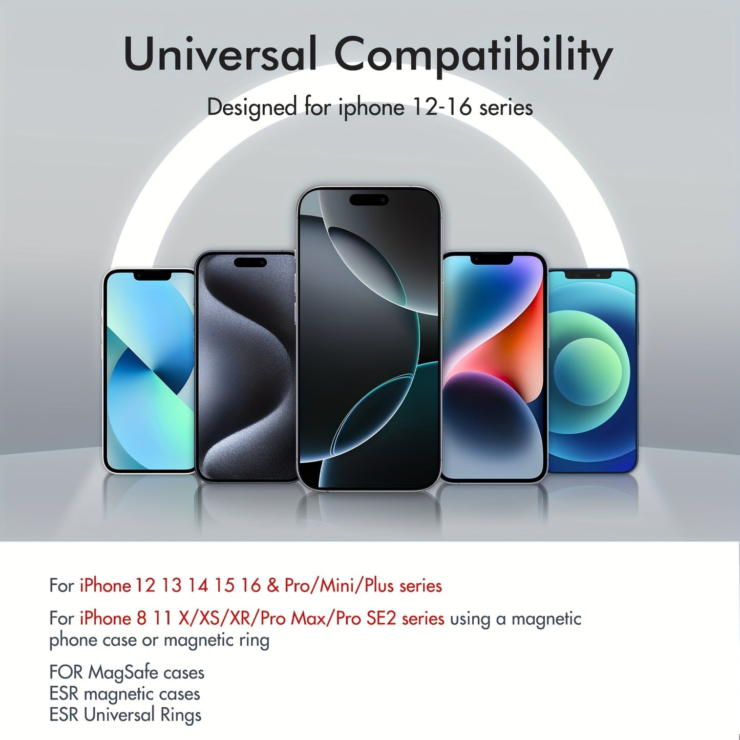 WLPower Portable Charger, 5000mAh/10000mAh High-Speed Magnetic Wireless Power Bank, Mini Battery Pack, 22.5W Fast Charging, LED Power Display, And USB/Type-C Ports For IPhone 16/15 Pro/14 Max/13/12, For Android Phones, Valent