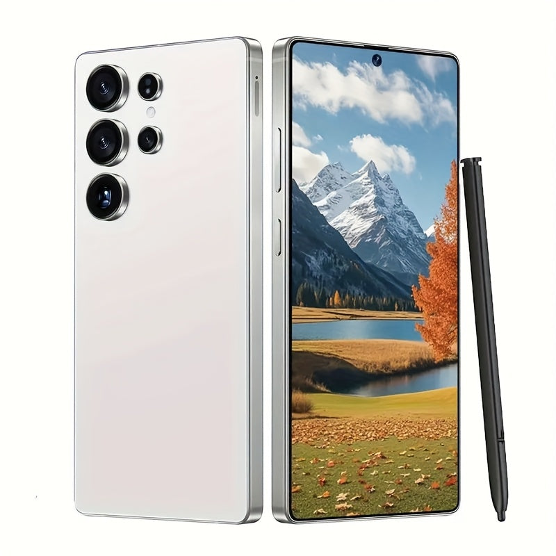 S25 Unlocked 5G Smartphone, 6.8-inch HD Screen, 8+256GB, 48+108MP Zoom Camera, 6800mAh Battery Life, Facial Recognition/fingerprint Lock/GPS, Android 14.0, Built-in Pen, Full Set Of Accessories, Optional 3.5-inch Mini Phone,
