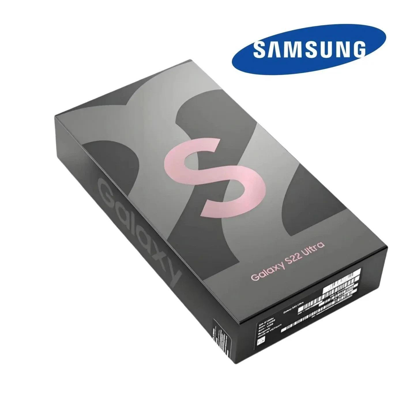 Samsung Galaxy S22 Ultra 5G 128GB (Burgundy) SM-S908U1 | Factory Unlocked | Brand New in Sealed Box | US Model | Android Smartphone with S Pen | Pro-Grade Camera | 6.8" QHD+ AMOLED Display | Snapdragon | Works with All Major