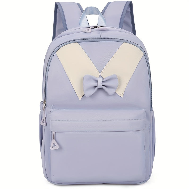 Airline Approved Unisex Carry-On Backpack - Foldable Oxford Fabric with Adjustable Straps, Zipper Closure & Pink Bow Design for College, Travel, Hiking, School (Hand Wash Only), Travel Backpack | Casual Backpack | Durable Bac
