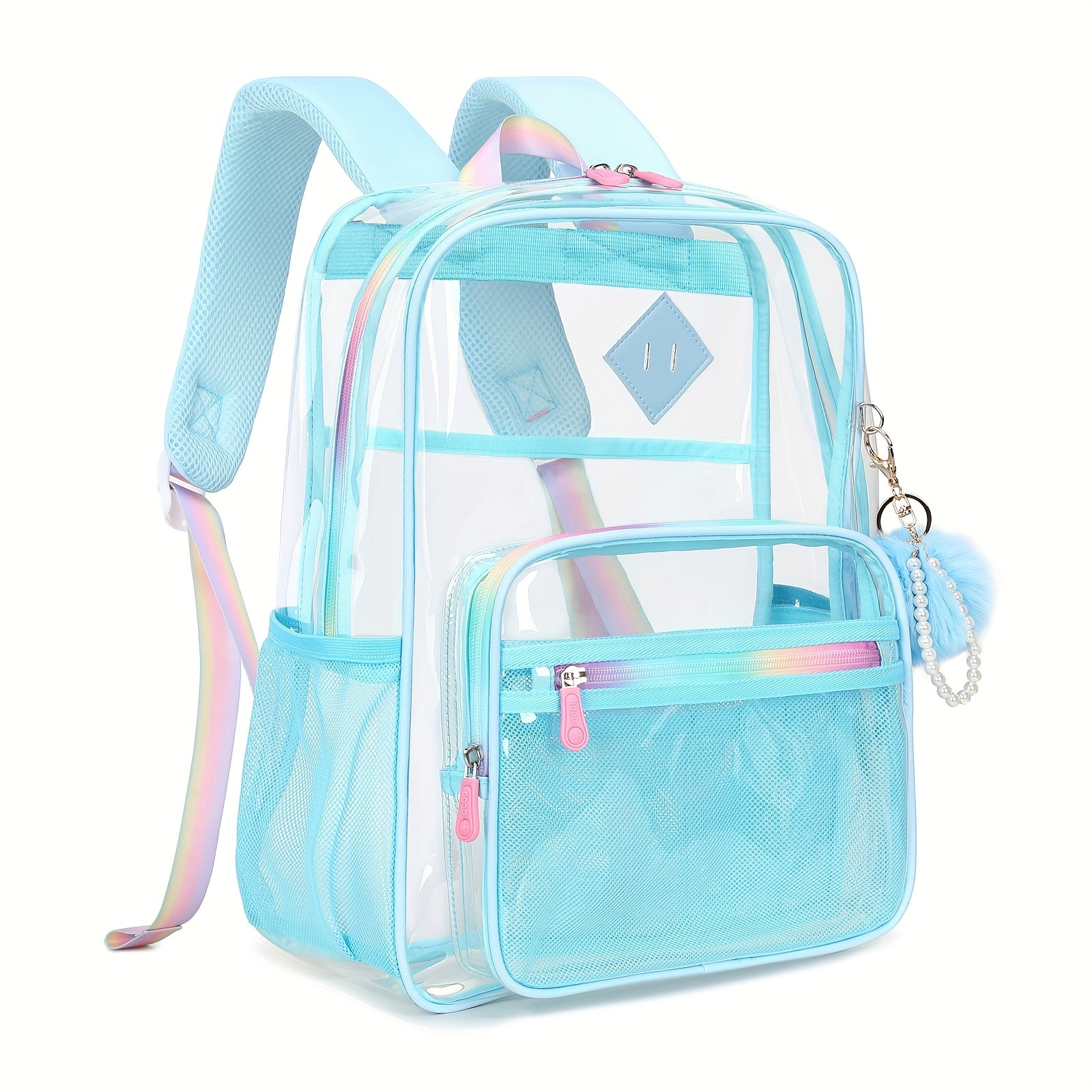 Backpacks Fashion Leisure Backpacks Go Out Transparent Student Backpacks TPU Multi-function Large Capacity Women'S Schoolbags - iBrightCS