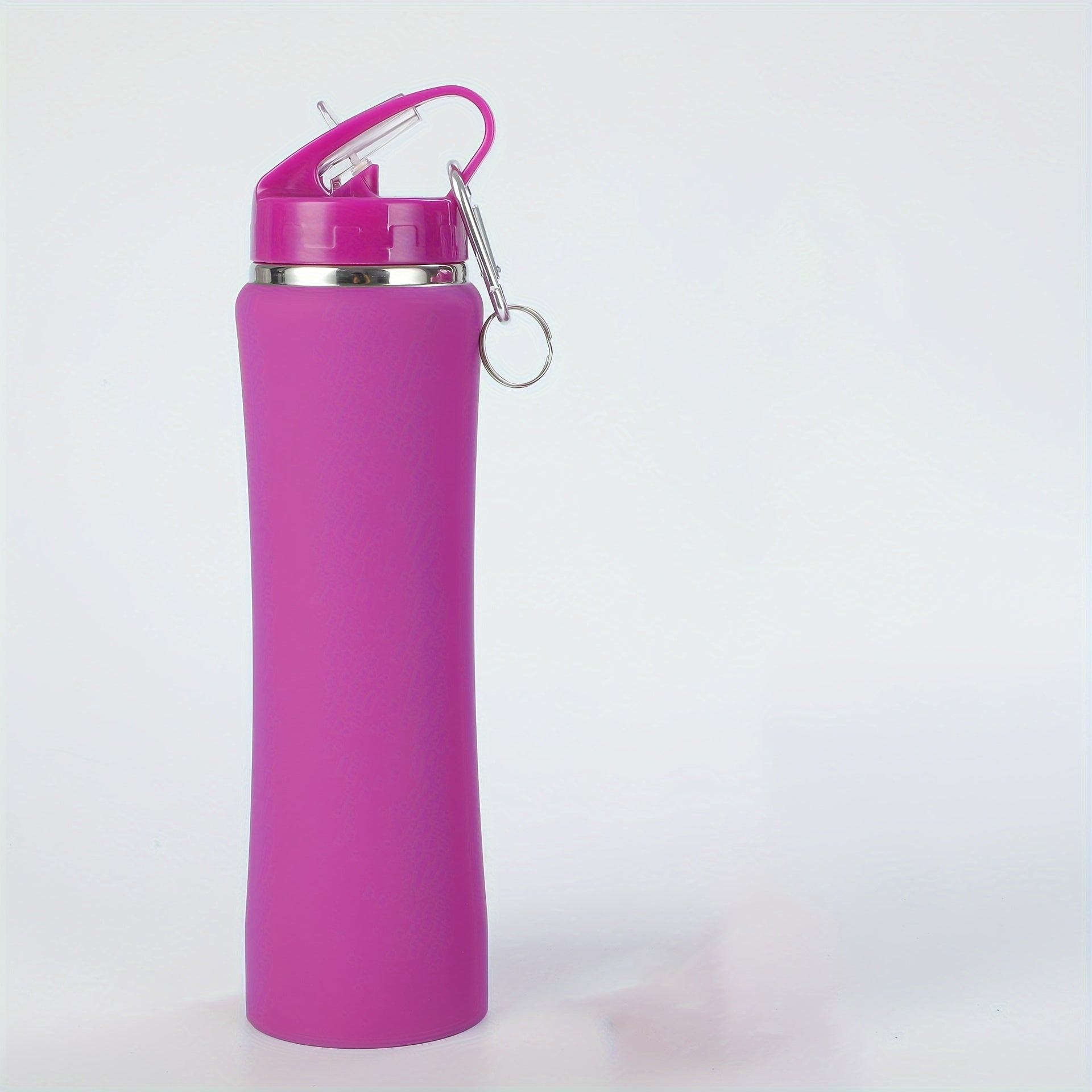 1pc Slim-Fit 304 Stainless Steel Insulated Water Bottle - Large Capacity, Double-Wall Vacuum Insulation for Sports, Cycling, Hiking & Fitness, Ergonomic Design with Carrying Strap, Multiple Colors Available, Hiking Hydration - iBrightCS