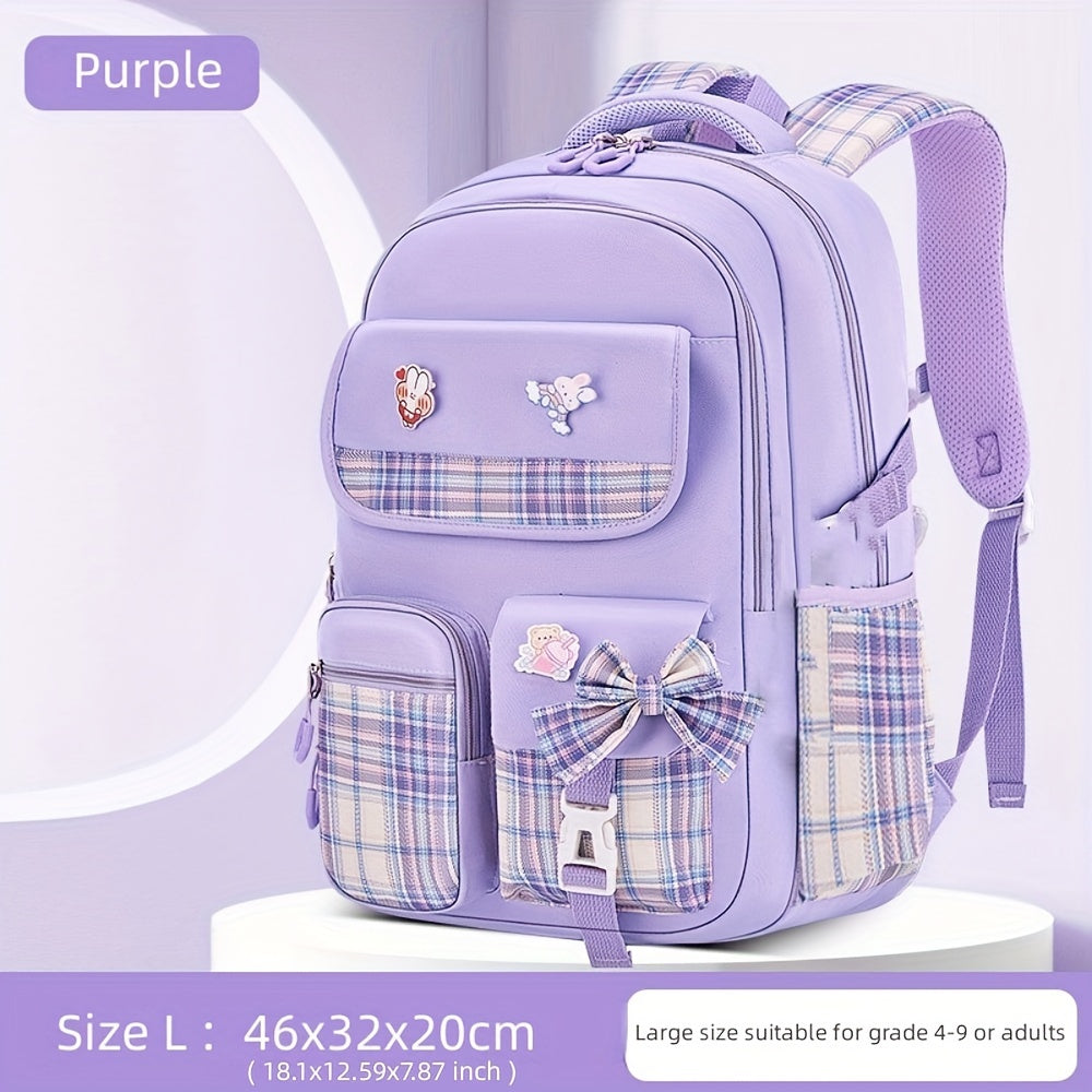 [Cute Backpack] Cute Girls Backpack | School Backpacks for Girls Kindergarten Elementary Preschool Middle Kids School Bag