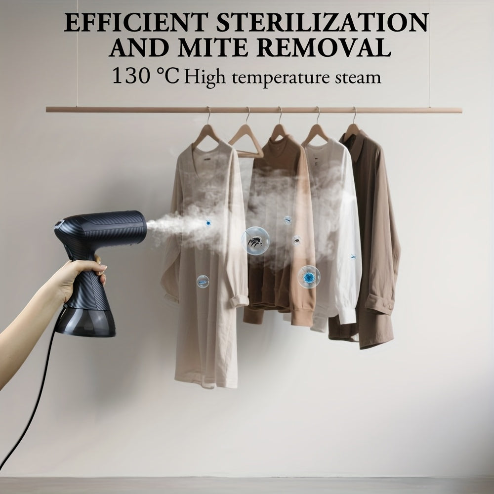 1100W Portable Clothes Steamer with 20s Fast Heat, 10.14oz Tank & 110V US Plug - Handheld Garment Steamer for Home, Travel, Wrinkle-Free Clothes, Durable ABS Material, Efficient Fabric Steamer, Sleek Design, Highquality Steam