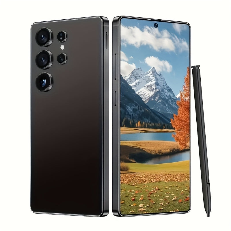S25 Unlocked 5G Smartphone, 6.8-inch HD Screen, 8+256GB, 48+108MP Zoom Camera, 6800mAh Battery Life, Facial Recognition/fingerprint Lock/GPS, Android 14.0, Built-in Pen, Full Set Of Accessories, Optional 3.5-inch Mini Phone,