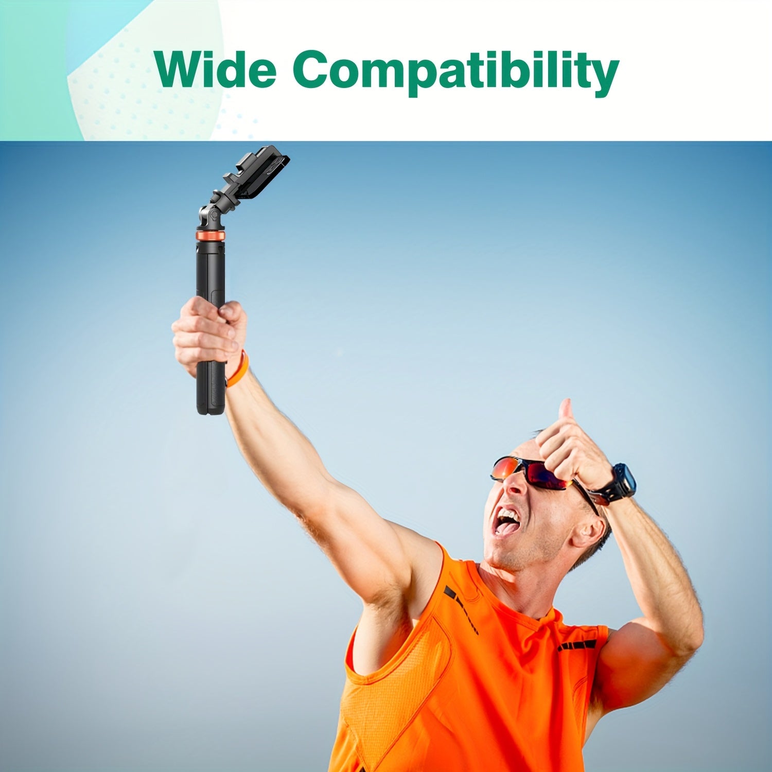 62 Inch Phone Tripod, Tripod for iPhone/ Android & Selfie Stick Tripod with Wireless Remote, Retractable Tripod Stand & Travel Tripod, Solidest Cell Phone Tripod Compatible with iPhone 15/14/13 - iBrightCS