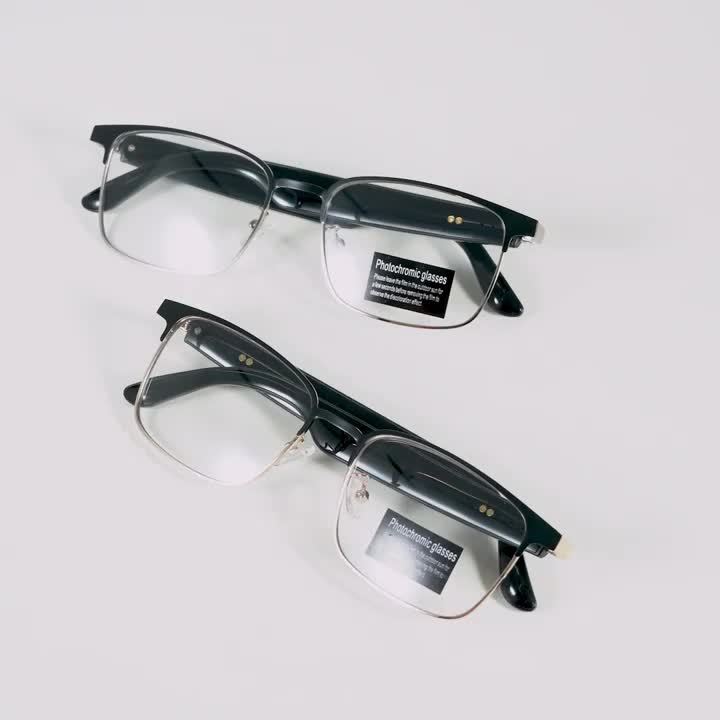 Photochromic Lens Smart Glasses, Equipped With Automatic Photosensitive Lens, Built-in Microphone And Speaker, High-Definition Voice Call And HiFi Sound Quality, Suitable For Sports, Driving, Fishing And Daily Home Wear, Suit